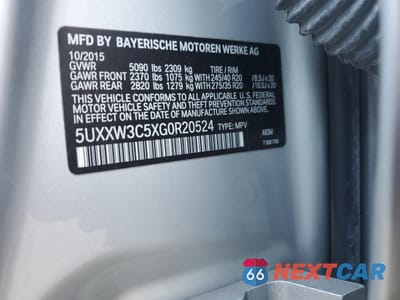 Zdjęcie 12 z 12 samochodu: 2016 BMW Motorrad X4 XDRIVE28I VIN:5UXXW3C5XG0R20524 - miniatura