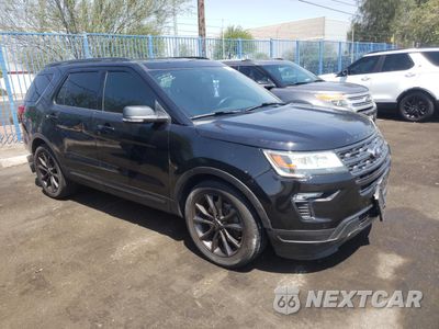 Czwarte zdjęcie samochodu z boku: 2019 FORD EXPLORER XLT VIN:1FM5K7D83KGB08885 - miniatura