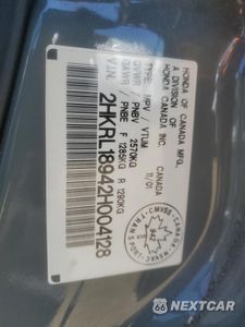 Zdjęcie 13 z 13 samochodu: 2002 HONDA ODYSSEY EXL VIN:2HKRL18942H004128 - miniatura