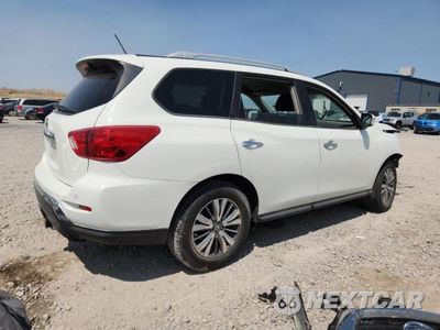 Trzecie zdjęcie samochodu z tyłu: 2018 NISSAN PATHFINDER S VIN:5N1DR2MM7JC642968 - miniatura