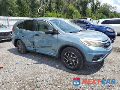 Czwarte zdjęcie samochodu z boku: 2016 HONDA CR-V SE VIN:2HKRM3H46GH556170 - miniatura