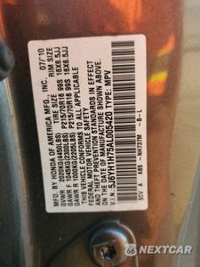 Zdjęcie 12 z 12 samochodu: 2010 HONDA ELEMENT EX VIN:5J6YH1H75AL005420 - miniatura