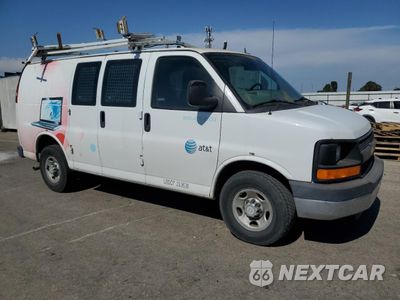 Czwarte zdjęcie samochodu z boku: 2014 CHEVROLET EXPRESS G2500 VIN:1GCWGFCA3E1914337 - miniatura