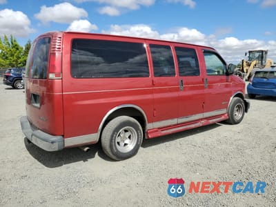 Trzecie zdjęcie samochodu z tyłu: 1999 CHEVROLET EXPRESS G1500 VIN:1GBFG15R8X1087433 - miniatura