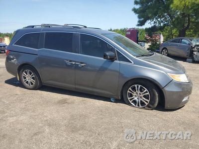 Czwarte zdjęcie samochodu z boku: 2011 HONDA ODYSSEY EXL VIN:5FNRL5H60BB061762 - miniatura