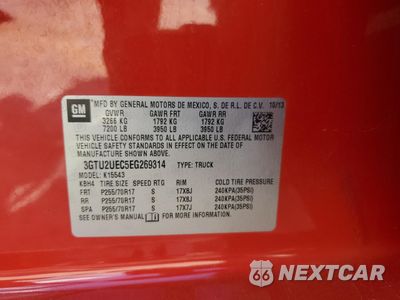 Zdjęcie 12 z 14 samochodu: 2014 GMC SIERRA K1500 SLE VIN:3GTU2UEC5EG269314 - miniatura