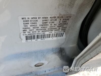 Zdjęcie 12 z 14 samochodu: 2013 HONDA FIT VIN:JHMGE8H31DC077380 - miniatura