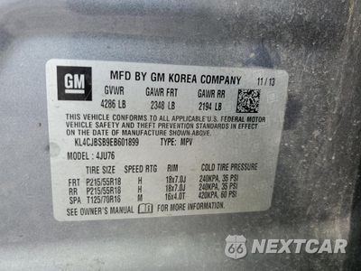 Zdjęcie 13 z 13 samochodu: 2014 BUICK ENCORE CONVENIENCE VIN:KL4CJBSB9EB601899 - miniatura