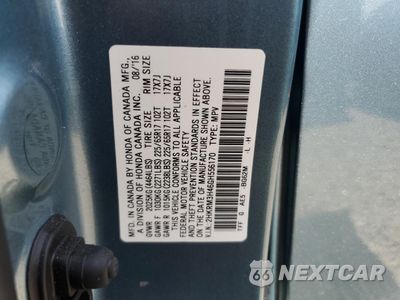 Zdjęcie 13 z 15 samochodu: 2016 HONDA CR-V SE VIN:2HKRM3H46GH556170 - miniatura