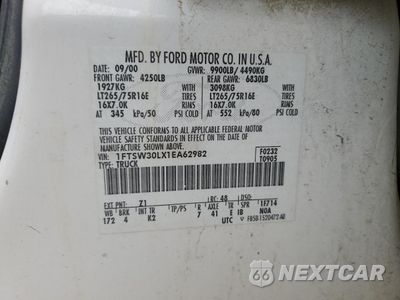 Zdjęcie 12 z 12 samochodu: 2001 FORD F350 SRW SUPER DUTY VIN:1FTSW30LX1EA62982 - miniatura