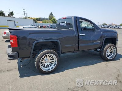 Trzecie zdjęcie samochodu z tyłu: 2014 GMC SIERRA C1500 VIN:1GTN1TEH9EZ352290 - miniatura