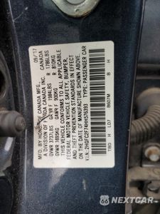 Zdjęcie 12 z 14 samochodu: 2017 HONDA CIVIC EX VIN:2HGFC2F74HH576393 - miniatura