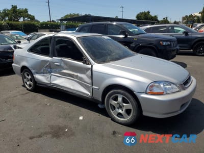 Czwarte zdjęcie samochodu z boku: 1996 HONDA CIVIC EX VIN:1HGEJ814XTL035880 - miniatura