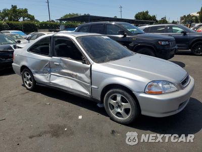 Czwarte zdjęcie samochodu z boku: 1996 HONDA CIVIC EX VIN:1HGEJ814XTL035880 - miniatura