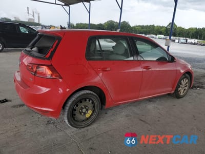Trzecie zdjęcie samochodu z tyłu: 2017 VOLKSWAGEN GOLF S VIN:3VW217AU9HM053382 - miniatura