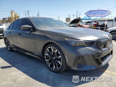 Czwarte zdjęcie samochodu z boku: 2024 BMW I5 M60 VIN:WBY43FK02RCR76400 - miniatura