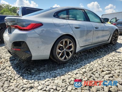 Trzecie zdjęcie samochodu z tyłu: 2024 BMW M440XI GRAN COUPE VIN:WBA13AW03RFS04128 - miniatura