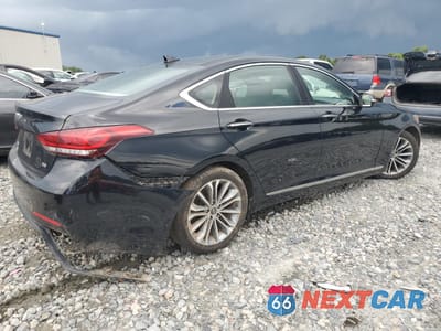 Trzecie zdjęcie samochodu z tyłu: 2017 GENESIS G80 BASE VIN:KMHGN4JE0HU209224 - miniatura