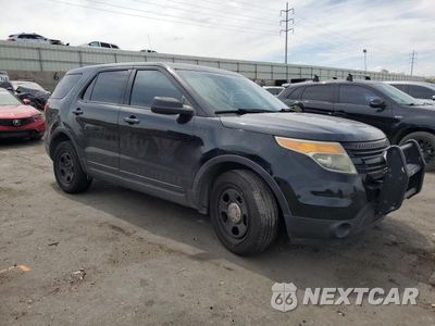 Czwarte zdjęcie samochodu z boku: 2014 FORD EXPLORER POLICE INTERCEPTOR VIN:1FM5K8AR9EGB27464 - miniatura