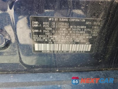 Zdjęcie 13 z 13 samochodu: 2018 SUBARU OUTBACK 2.5I LIMITED VIN:4S4BSAKC5J3381274 - miniatura