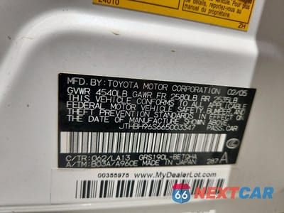 Zdjęcie 12 z 14 samochodu: 2006 LEXUS GS 300 VIN:JTHBH96S665003347 - miniatura