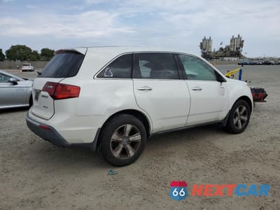 Trzecie zdjęcie samochodu z tyłu: 2010 ACURA MDX TECHNOLOGY VIN:2HNYD2H67AH503091 - miniatura