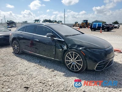 Czwarte zdjęcie samochodu z boku: 2022 MERCEDES-BENZ EQS SEDAN 450+ VIN:W1KCG2DB0NA009160 - miniatura