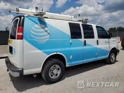 Trzecie zdjęcie samochodu z tyłu: 2014 CHEVROLET EXPRESS G2500 VIN:1GCWGFCA3E1915228 - miniatura