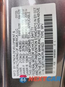 Zdjęcie 13 z 16 samochodu: 2023 ACURA RDX A-SPEC VIN:5J8TC1H67PL001823 - miniatura