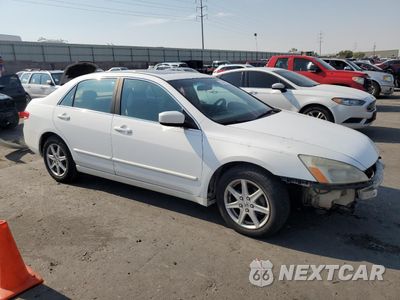 Czwarte zdjęcie samochodu z boku: 2004 HONDA ACCORD EX VIN:1HGCM66534A075087 - miniatura