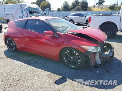 Czwarte zdjęcie samochodu z boku: 2014 HONDA CR-Z EX VIN:JHMZF1D68ES001885 - miniatura