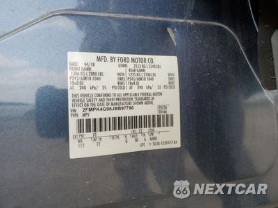 Zdjęcie 12 z 14 samochodu: 2018 FORD EDGE SE VIN:2FMPK4G96JBB97790 - miniatura