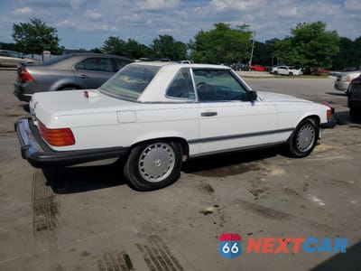 Trzecie zdjęcie samochodu z tyłu: 1987 MERCEDES-BENZ 560 SL VIN:WDBBA48D2HA056238 - miniatura