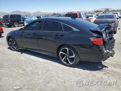 Drugie zdjęcie samochodu z przodu: 2019 HONDA ACCORD SPORT VIN:1HGCV1F34KA138144 - miniatura