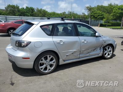 Trzecie zdjęcie samochodu z tyłu: 2007 MAZDA 3 HATCHBACK VIN:JM1BK343971749943 - miniatura