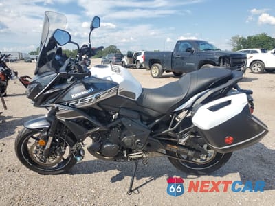 Trzecie zdjęcie samochodu z tyłu: 2020 KAWASAKI KLE650 F VIN:JKALEEF16LDA39794 - miniatura
