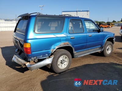 Trzecie zdjęcie samochodu z tyłu: 1993 TOYOTA 4RUNNER VN39 SR5 VIN:JT3VN39W1P0128777 - miniatura