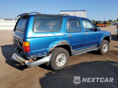 Trzecie zdjęcie samochodu z tyłu: 1993 TOYOTA 4RUNNER VN39 SR5 VIN:JT3VN39W1P0128777 - miniatura
