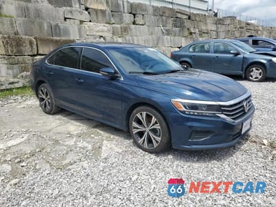 Czwarte zdjęcie samochodu z boku: 2022 VOLKSWAGEN PASSAT SE VIN:1VWSA7A34NC008788 - miniatura