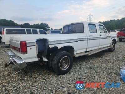 Trzecie zdjęcie samochodu z tyłu: 1989 FORD F350 VIN:2FTJW35G4KCB27078 - miniatura