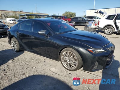 Czwarte zdjęcie samochodu z boku: 2022 LEXUS IS 500 F SPORT VIN:JTHAP1D29N5002033 - miniatura