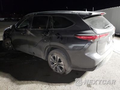 Drugie zdjęcie samochodu z przodu: 2022 TOYOTA HIGHLANDER XLE VIN:5TDGZRAH7NS139298 - miniatura