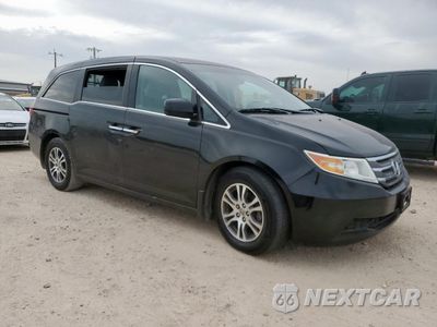 Czwarte zdjęcie samochodu z boku: 2011 HONDA ODYSSEY EX VIN:5FNRL5H42BB011900 - miniatura