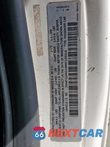 Zdjęcie 12 z 12 samochodu: 2010 VOLKSWAGEN NEW BEETLE VIN:3VWPG3AGXAM010554 - miniatura