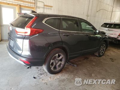 Trzecie zdjęcie samochodu z tyłu: 2019 HONDA CR-V EX VIN:5J6RW2H55KL015672 - miniatura