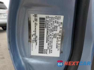 Zdjęcie 12 z 12 samochodu: 1998 FORD TAURUS LX VIN:1FAFP52U8WA152586 - miniatura