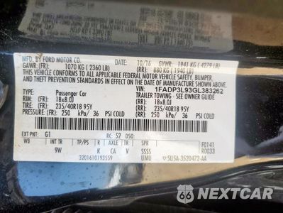 Zdjęcie 13 z 13 samochodu: 2016 FORD FOCUS ST VIN:1FADP3L93GL383262 - miniatura