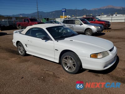 Czwarte zdjęcie samochodu z boku: 1997 FORD MUSTANG GT VIN:1FALP45X3VF179473 - miniatura