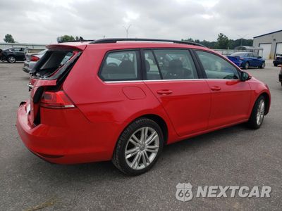 Trzecie zdjęcie samochodu z tyłu: 2015 VOLKSWAGEN GOLF SPORTWAGEN TDI S VIN:3VWFA7AU1FM504416 - miniatura