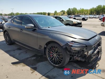 Czwarte zdjęcie samochodu z boku: 2022 GENESIS G70 LAUNCH EDITION VIN:KMTG14TE9NU081415 - miniatura